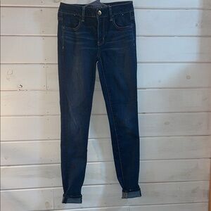 AEO long jeggings super stretch